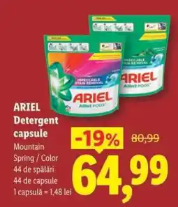 Lidl ARIEL Detergent capsule Ofertă