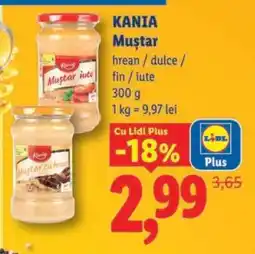 Lidl Kania Muștar Ofertă