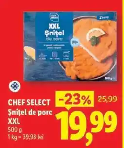 Lidl CHEF SELECT Șnițel de porc XXL Ofertă