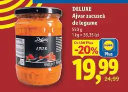 Lidl DELUXE Ajvar Zacuscă de legume Ofertă