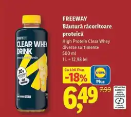 Lidl FREEWAY Băutură răcoritoare proteică Ofertă