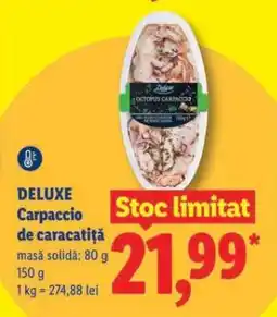 Lidl DELUXE Carpaccio de caracatiță Ofertă