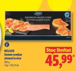 Lidl DELUXE Somon scoțian, afumat la rece Ofertă