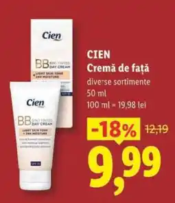 Lidl CIEN Cremă de față Ofertă