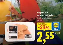 Lidl Piept de pui dezosat, fără piele Ofertă