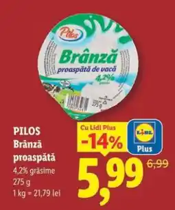 Lidl PILOS Brânză proaspătă Ofertă
