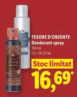 Lidl TESORI D’ORIENTE Deodorant spray Ofertă