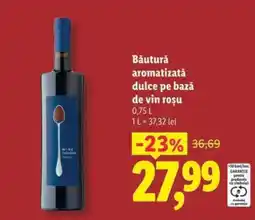 Lidl Băutură aromatizată dulce pe bază de vin roșu Ofertă