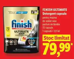 Lidl Finish Ultimate Detergent capsule Ofertă