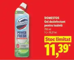 Lidl Domestos Gel dezinfectant pentru toaletă Ofertă