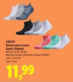 Lidl CRIVIT Șosete sport scurte, damă / bărbați Ofertă