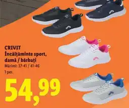 Lidl CRIVIT Încălțăminte sport, damă / bărbați Ofertă