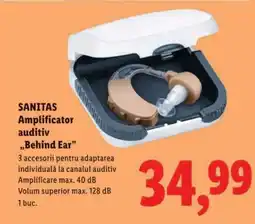 Lidl SANITAS Amplificator auditiv „Behind Ear” Ofertă