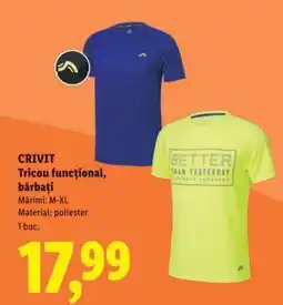 Lidl CRIVIT Tricou funcțional, bărbați Ofertă
