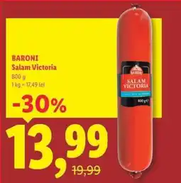 Lidl BARONI Salam Victoria Ofertă