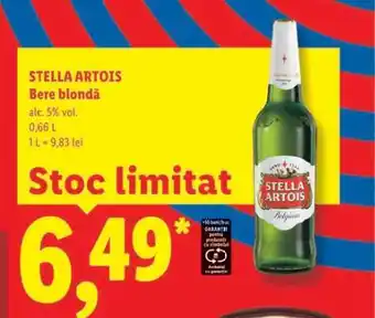 Lidl STELLA ARTOIS Bere blondă Ofertă