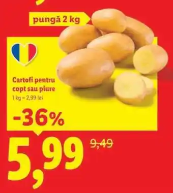 Lidl Cartofi pentru copt sau piure Ofertă