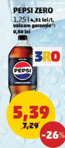 Penny Pepsi Zero Ofertă