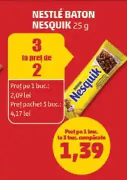 Penny NESTLÉ BATON NESQUIK 25 g Ofertă