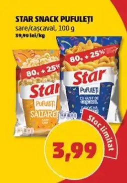 Penny STAR SNACK PUFULEȚI Ofertă