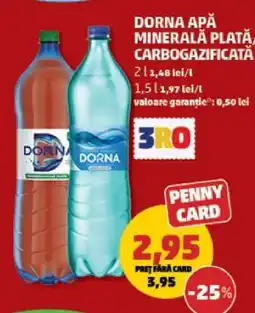 Penny Dorna Apă Minerală Plată, Carbogazificată Ofertă