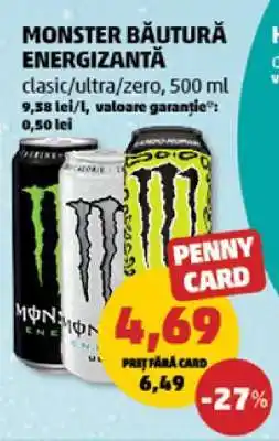 Penny MONSTER Băutură energizantă Ofertă