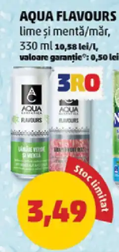 Penny AQUA FLAVOURS lime și mentă/măr Ofertă