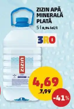 Penny ZIZIN Apă minerală plată Ofertă