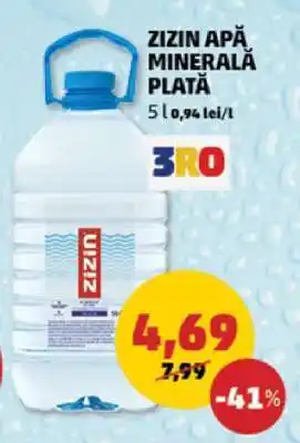 Penny ZIZIN Apă minerală plată Ofertă