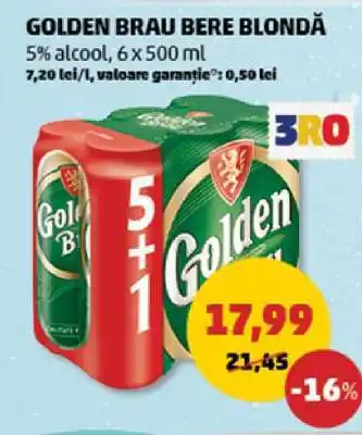 Penny GOLDEN BRAU Bere blondă Ofertă