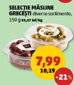Penny SELECȚIE MĂSLINE GRECEȘTI Ofertă