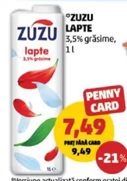 Penny ZUZU Lapte Ofertă