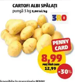 Penny Cartofi albi, spălați Ofertă