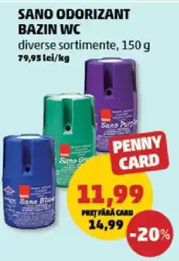 Penny Sano Odorizant Bazin WC Ofertă