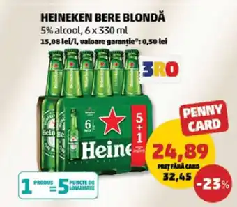 Penny HEINEKEN Bere blondă Ofertă