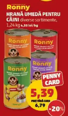 Penny Ronny Hrană Umedă pentru Câini Ofertă