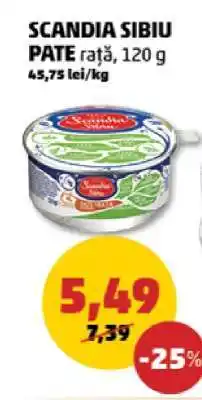 Penny SCANDIA SIBIU PATE rață, 120 g Ofertă