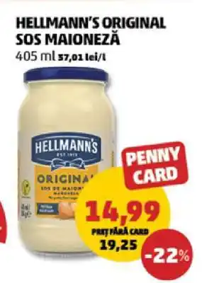 Penny HELLMANN'S ORIGINAL SOS MAIONEZĂ Ofertă