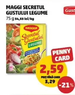 Penny MAGGI SECRETUL GUSTULUI LEGUME Ofertă