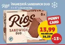 Penny Înghețată Sandwich Duo Ofertă