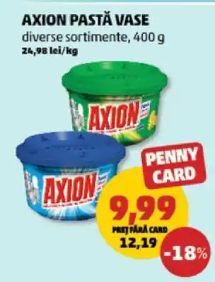 Penny Axion Pastă vase Ofertă