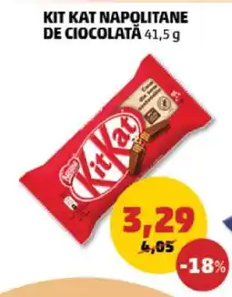 Penny KIT KAT NAPOLITANE DE CIOCOLATĂ 41,5 g Ofertă