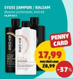 Penny SYOSS Șampon / Balsam Ofertă