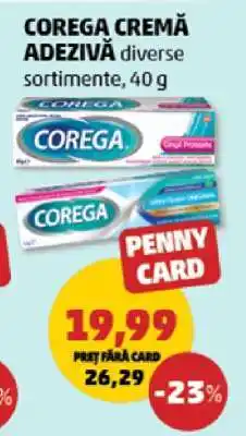 Penny COREGA CREMĂ ADEZIVĂ Ofertă