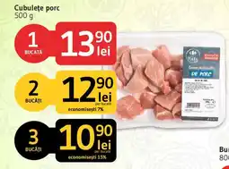 Supeco Cubuleţe porc Ofertă