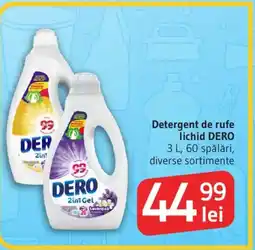 Supeco Detergent de rufe lichid DERO Ofertă