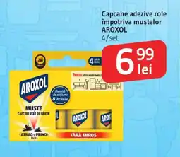 Supeco Capcane adezive role împotriva muştelor AROXOL Ofertă