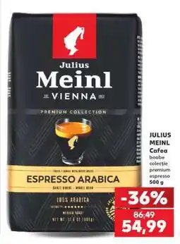Kaufland Julius Meinl Cafea boabe colectie premium espresso 500 g Ofertă