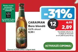 Kaufland CARAIMAN Bere blondă Ofertă