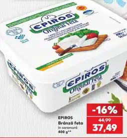 Kaufland EPIROS Brânză feta Ofertă
